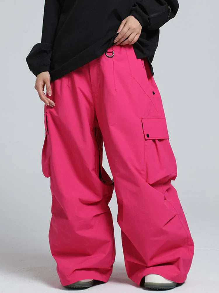 Unisex Hose | baggy Passform mit hohem Bund und Cargotaschen
