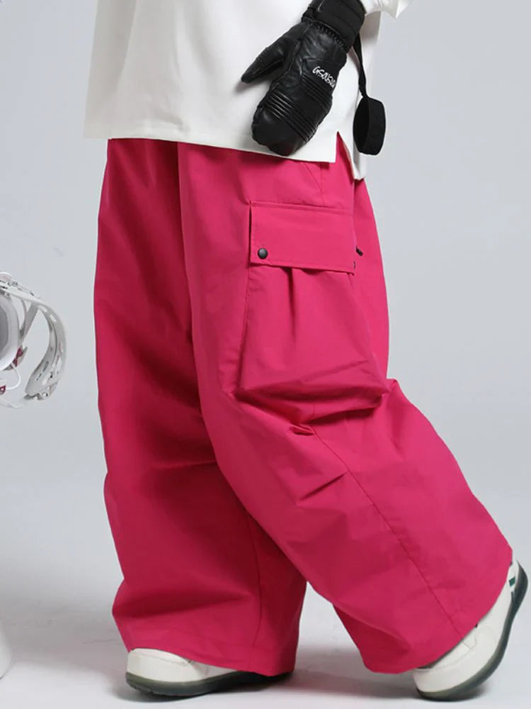 Unisex Hose | baggy Passform mit hohem Bund und Cargotaschen