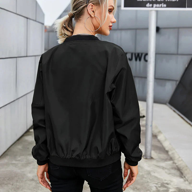 Damen Bomberjacke | Kurze Reißverschluss-Ausführung