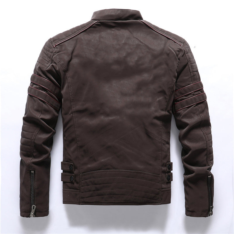 Herren Motorradjacke | Reißverschluss und funktionale Ausführung