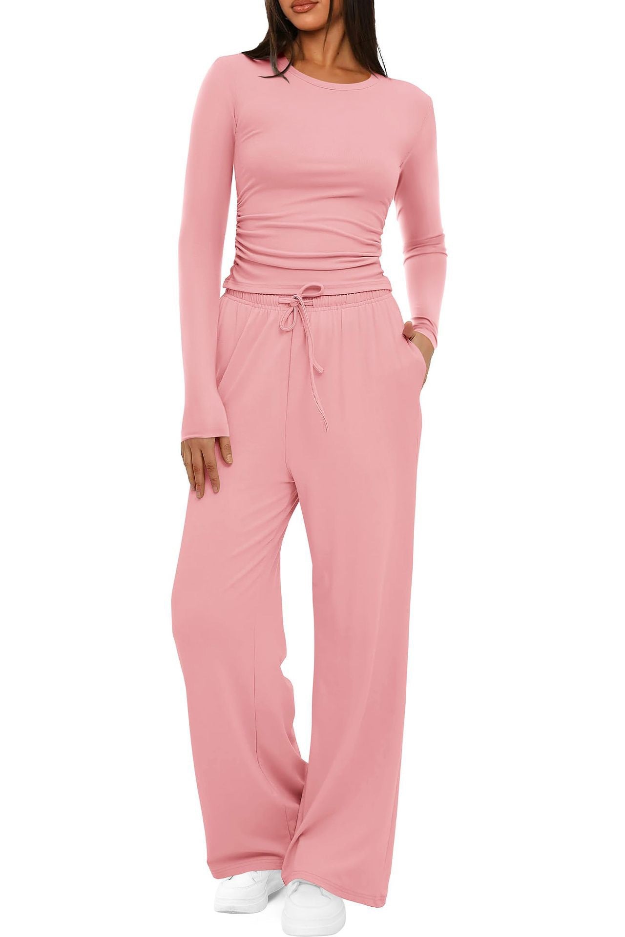 Damen Freizeit-Set | Zweiteiliges Oberteil und Hose