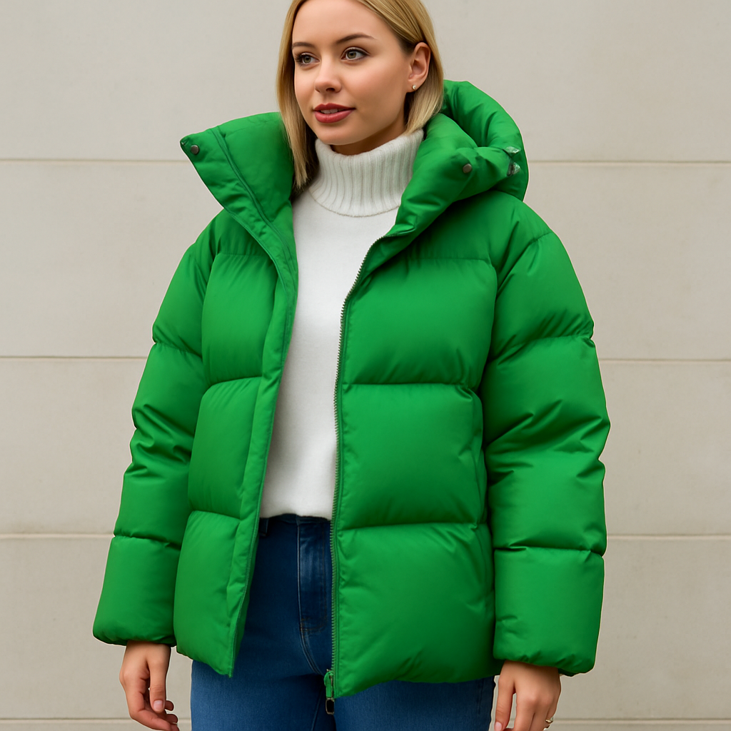 Jacke Damen | Kapuze mit klarer Linienführung