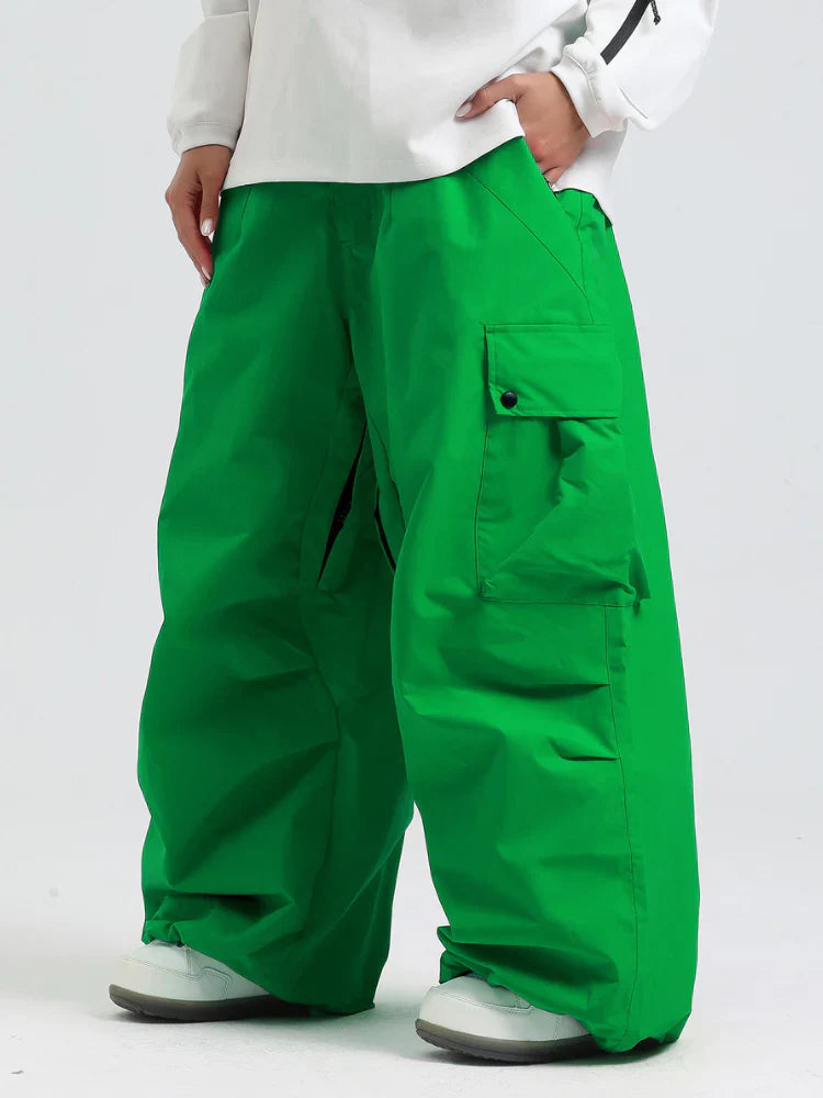 Unisex Hose | baggy Passform mit hohem Bund und Cargotaschen