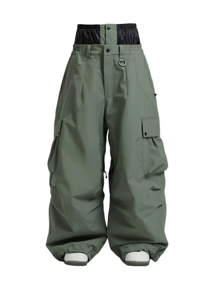 Unisex Hose | baggy Passform mit hohem Bund und Cargotaschen