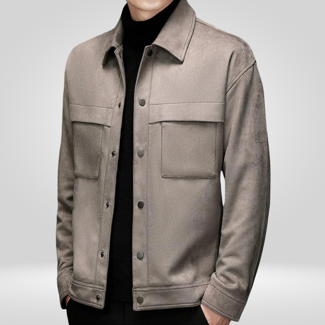Jacke Herren | Utility-Form Funktionstaschen Gerader Schnitt