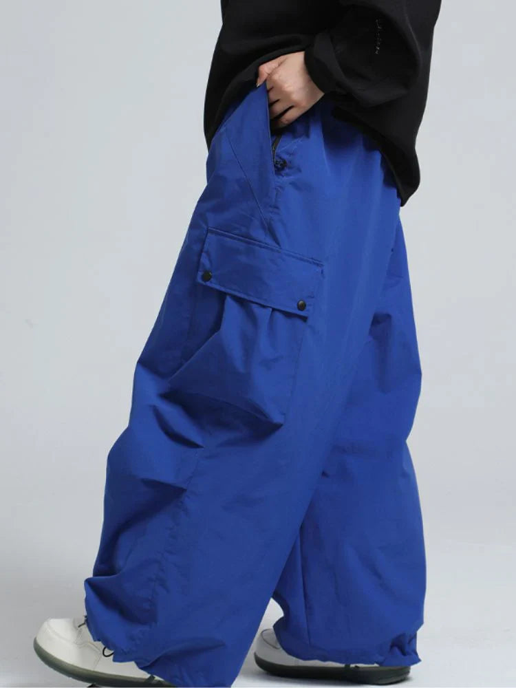Unisex Hose | baggy Passform mit hohem Bund und Cargotaschen