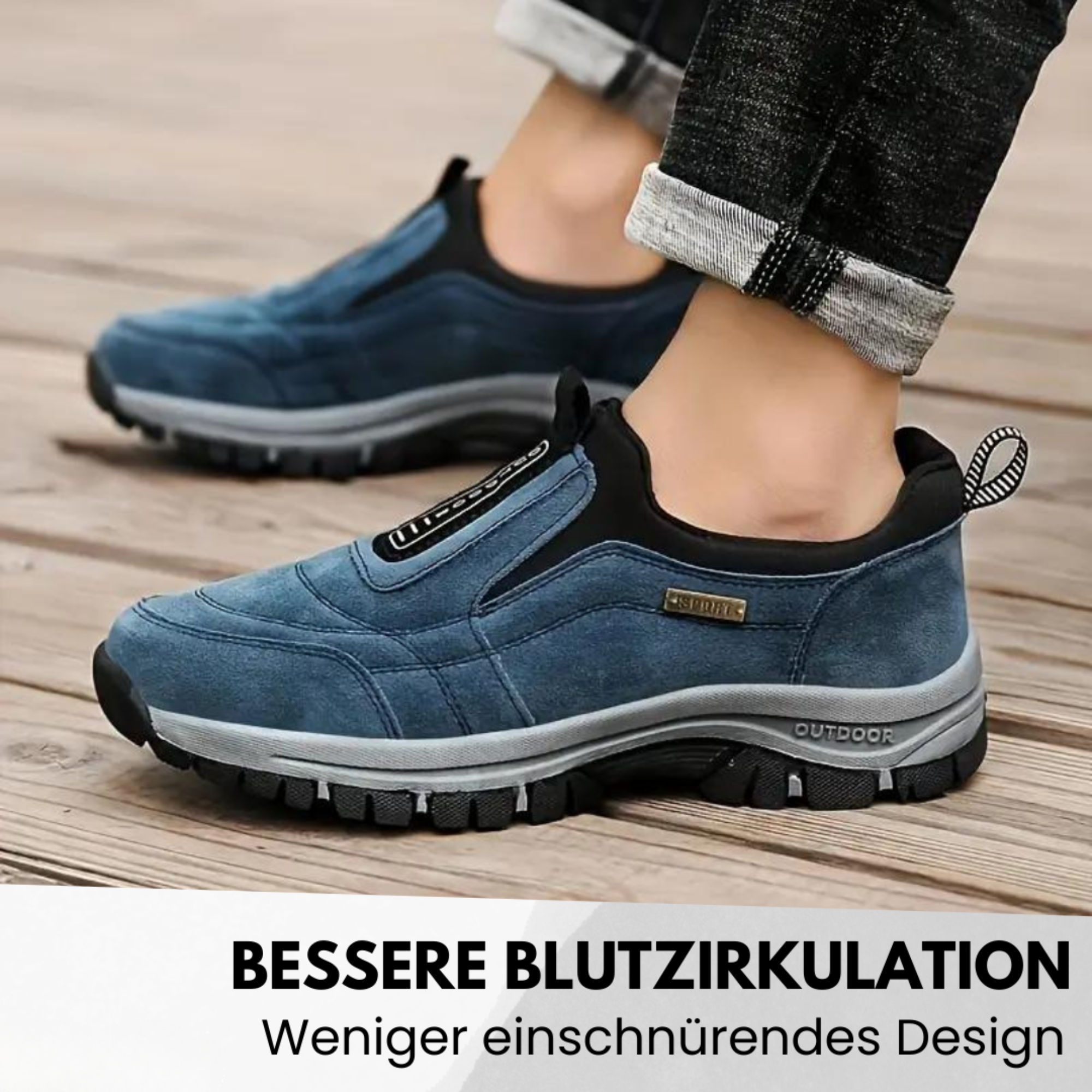 Herren Schuh | geschlossene Form mit profilierter Laufsohle