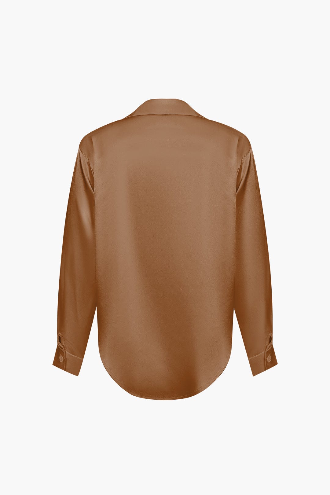 Damen Bluse | Langarm mit Kragen und Frontbindung