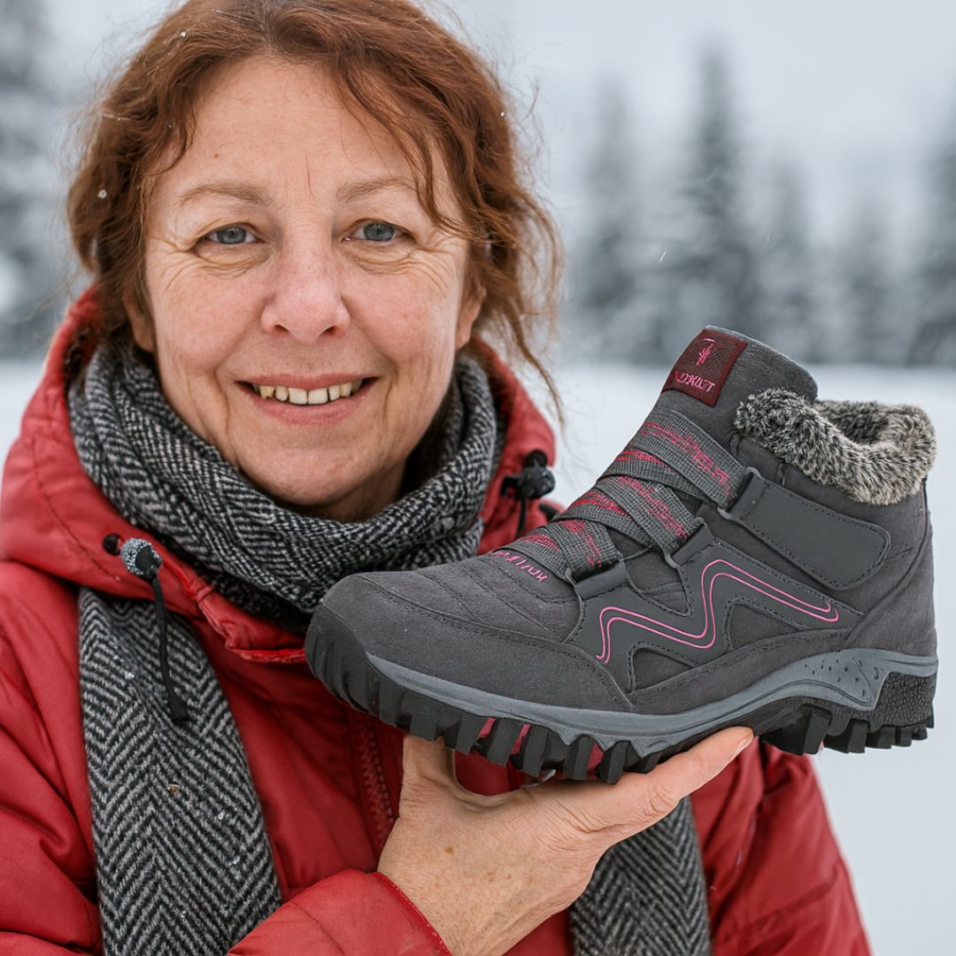 Damen Winterstiefel | knöchelhohe Ausführung mit Profilsohle