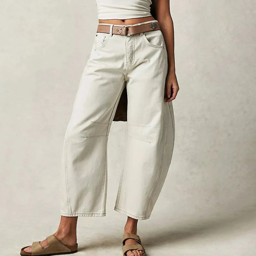 Damen Jeans | Gerade Form mit funktionalem Bundaufbau