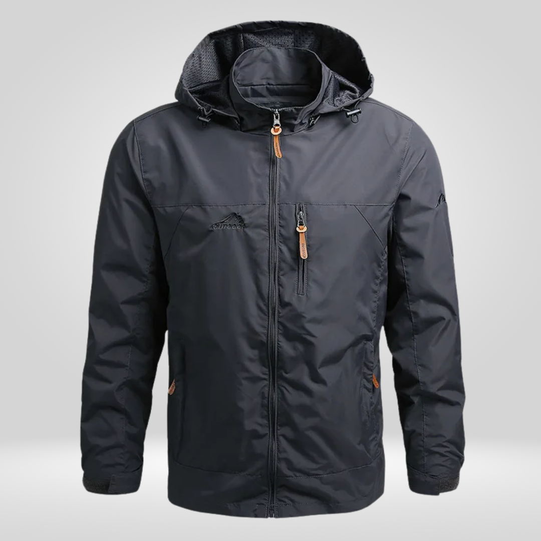 Regenjacke Herren | Wasserdicht Atmungsaktiv Gerade Form