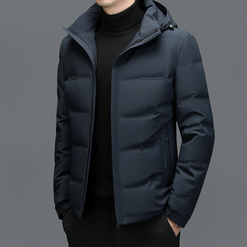 Herren Jacke Stepp | Kapuze und verschlossener Frontbereich