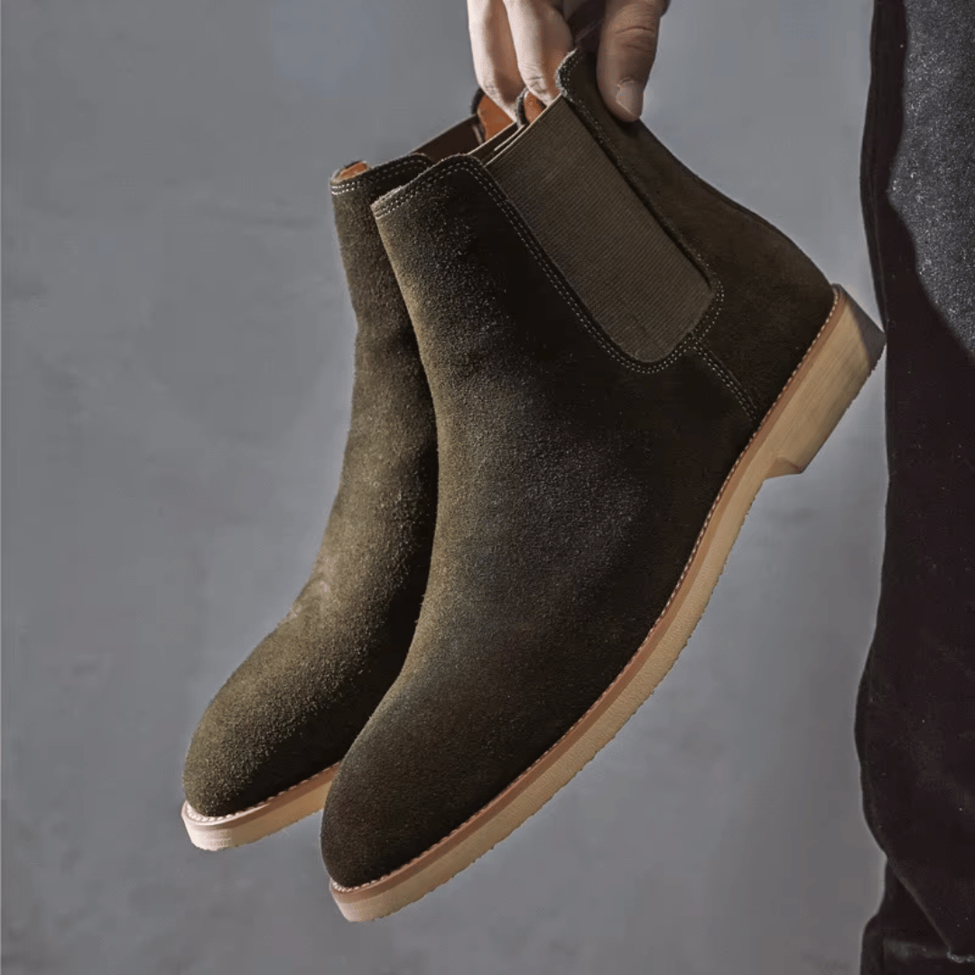 Stiefel Herren | Elastische Seiteneinsätze mit Knöchelhoher Form