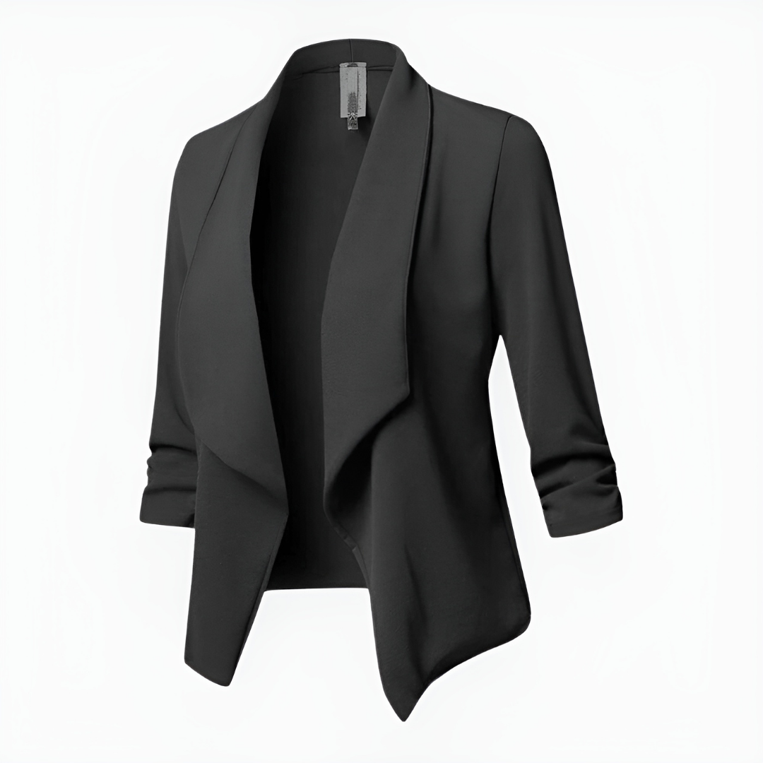 Damen Blazer | klassische gerade Form mit langen Ärmeln