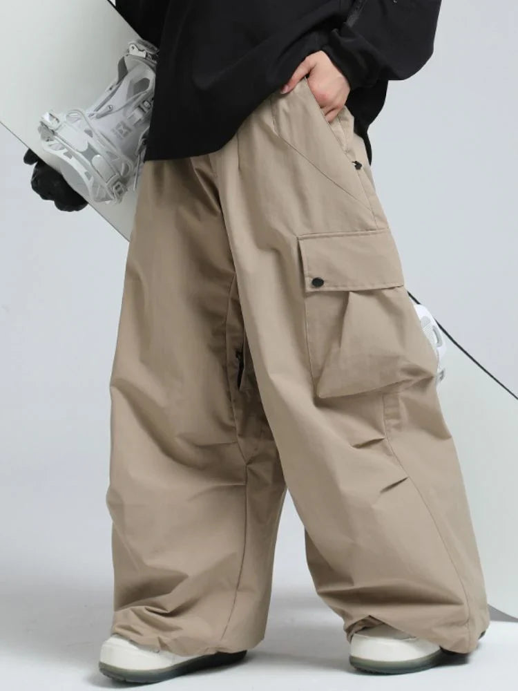 Unisex Hose | baggy Passform mit hohem Bund und Cargotaschen