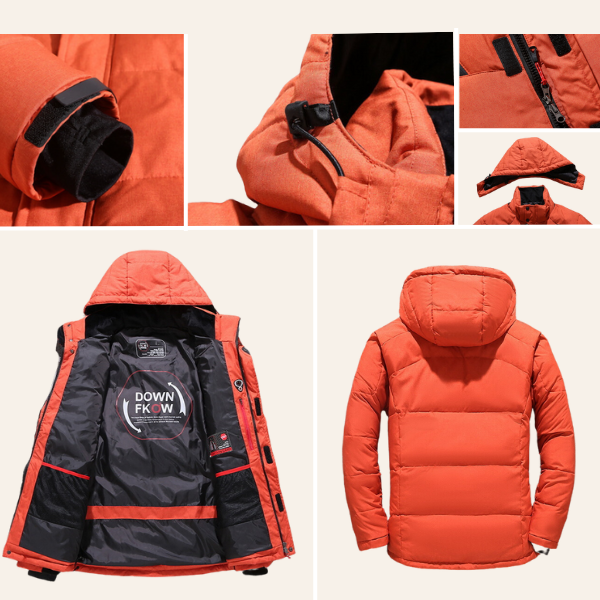 Herren Winterjacke | Funktionaler Schnitt mit klarer Form
