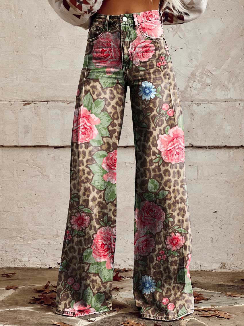 Damen Baggy-Jeans | Lässig geschnittene lange Hose