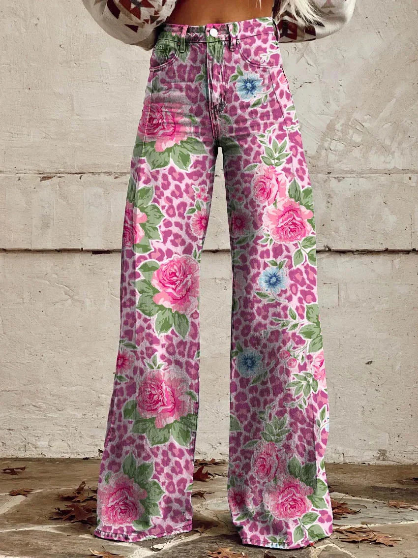 Damen Baggy-Jeans | Lässig geschnittene lange Hose