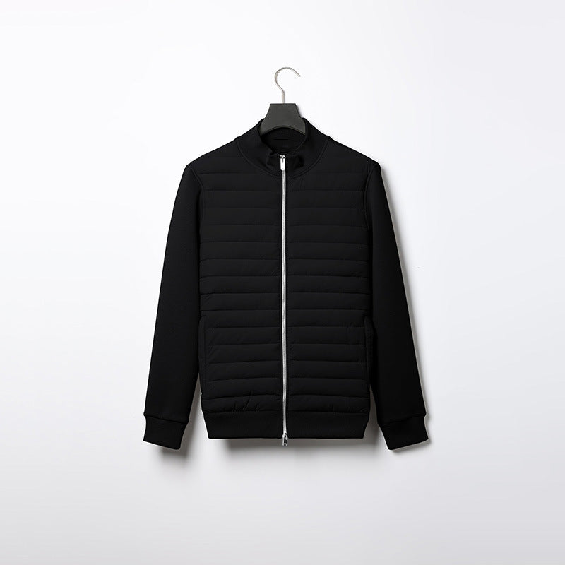 Herren Steppjacke | Stehkragen und elastische Ärmelabschlüsse