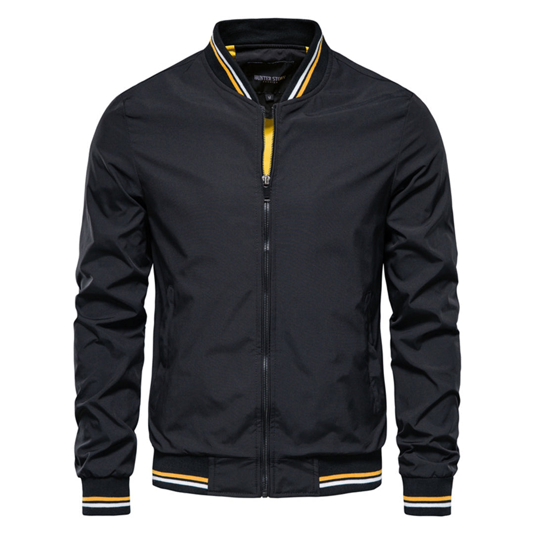 Jacke Herren | Reißverschluss mit Rippbündchen