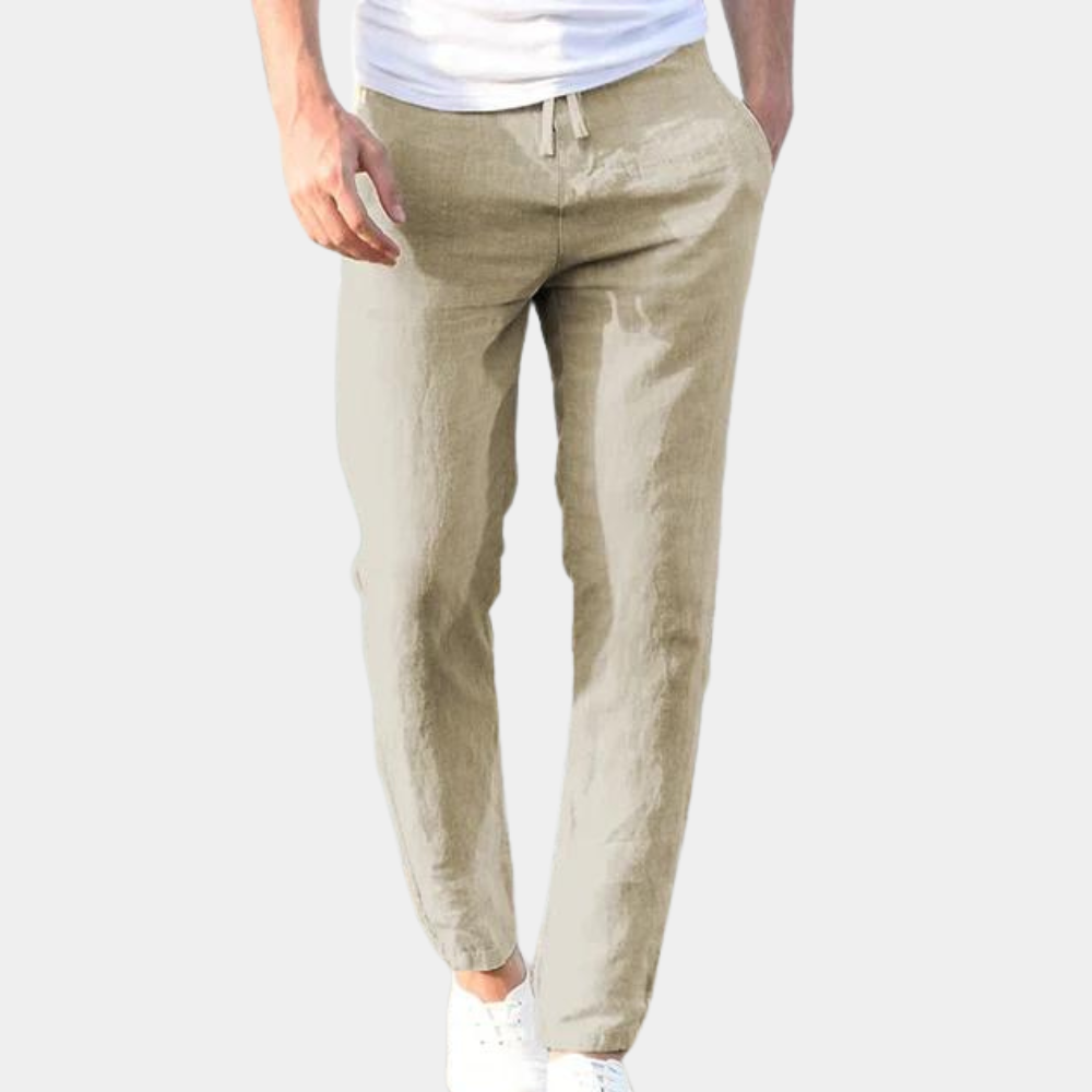 Herren Hose | Elastischer Bund mit Kordelzug