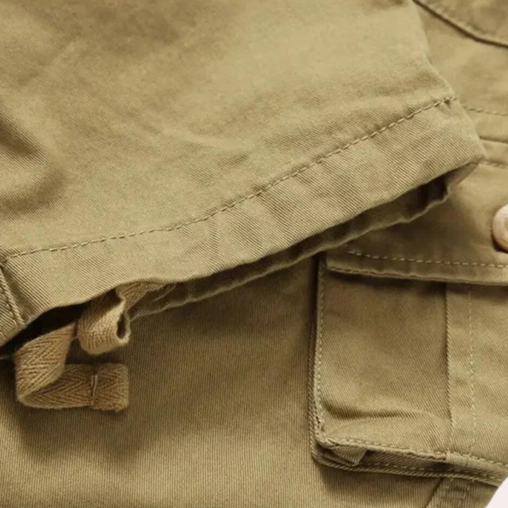 Herren Hose | Cargo Taschen mit Gürtel und Schnalle