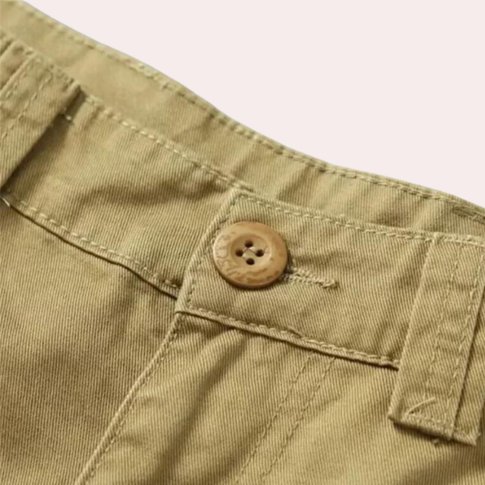 Herren Hose | Cargo Taschen mit Gürtel und Schnalle