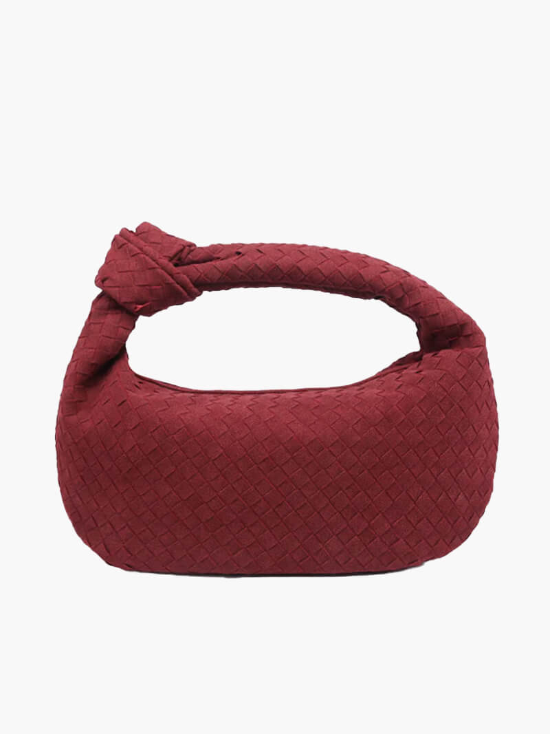 Handtasche Damen | Geflochtene Struktur mit Knotengriff