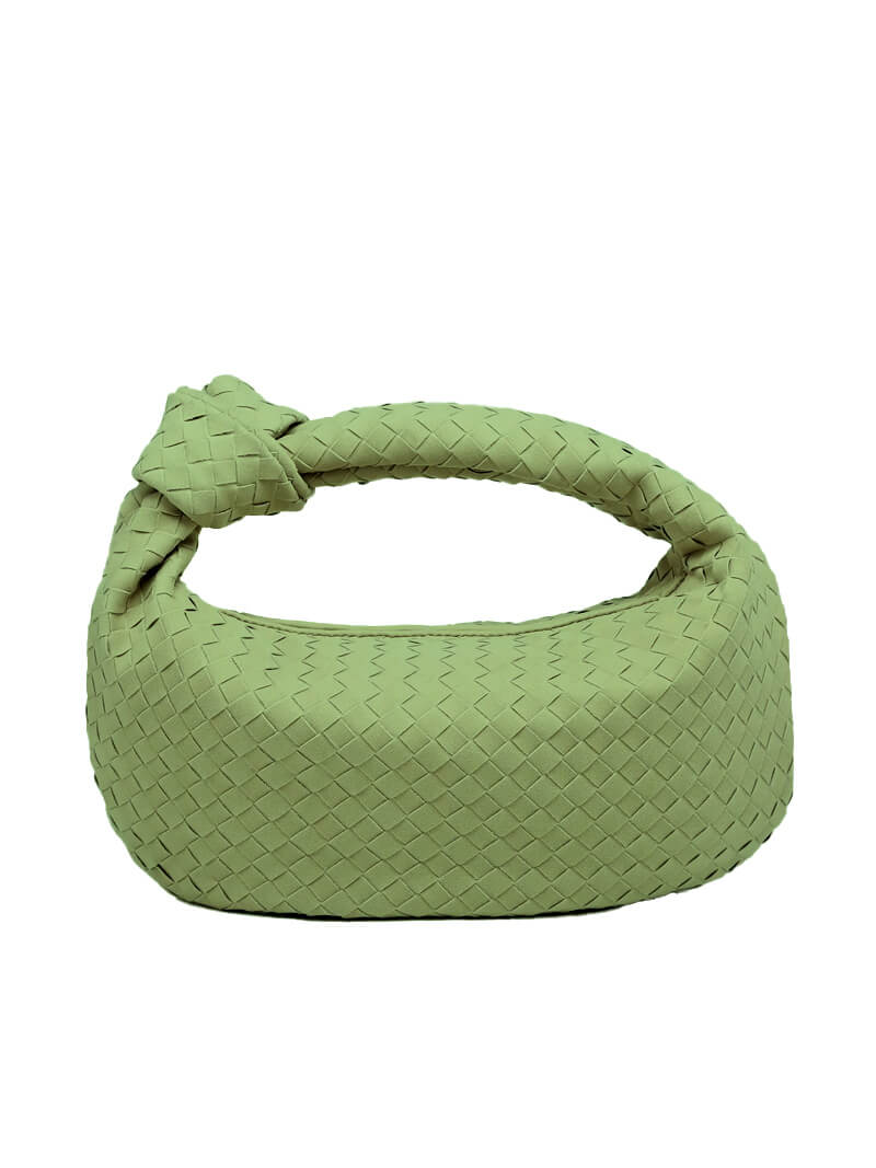 Handtasche Damen | Geflochtene Struktur mit Knotengriff