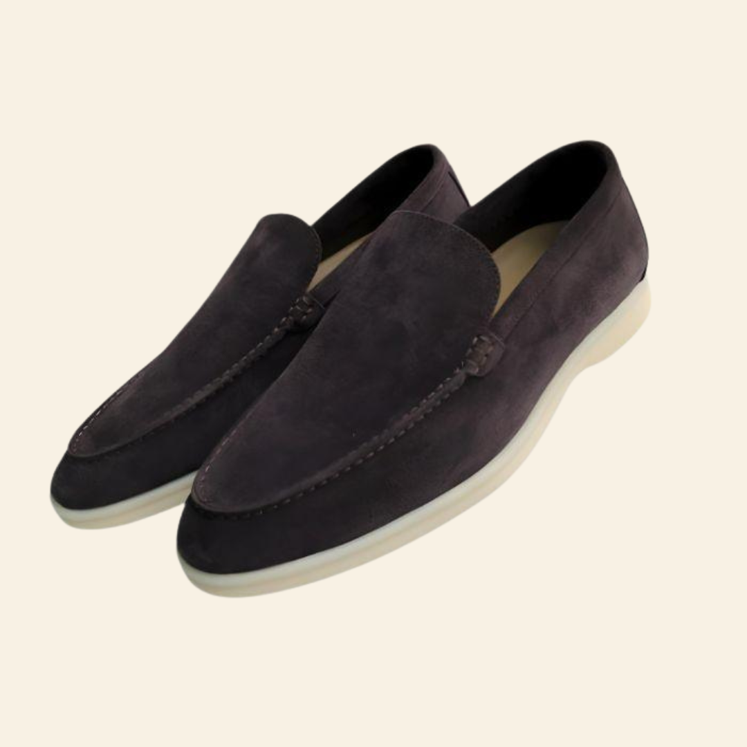 Loafer Herren | Schlupfform mit Vordernaht und flacher Sohlenform