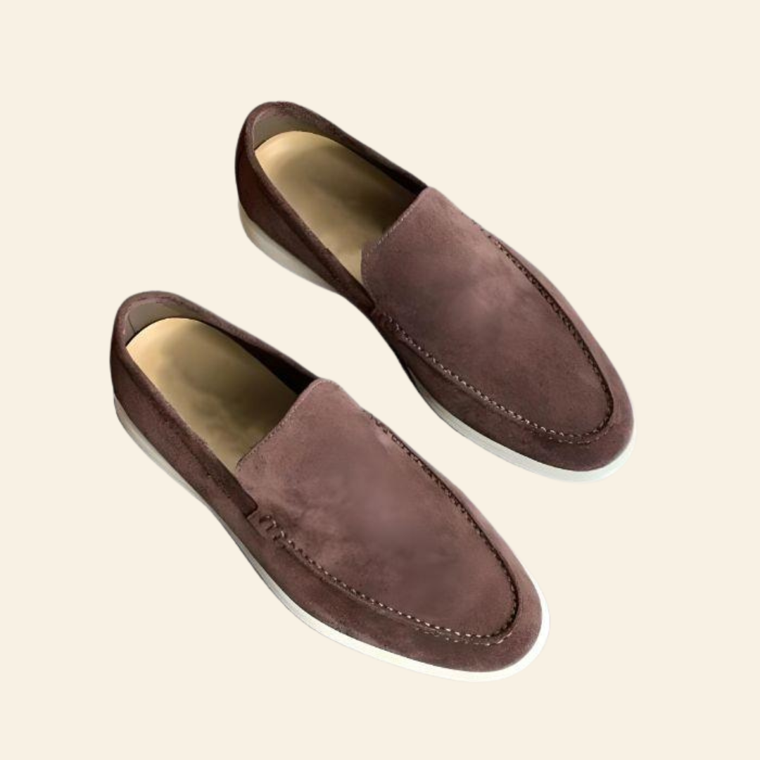 Loafer Herren | Schlupfform mit Vordernaht und flacher Sohlenform