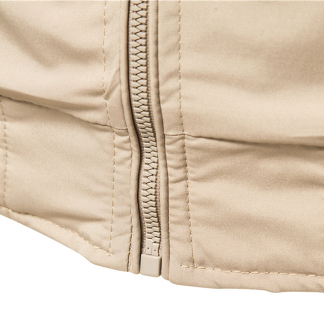 Jacke Herren | Reißverschluss mit Rippbündchen