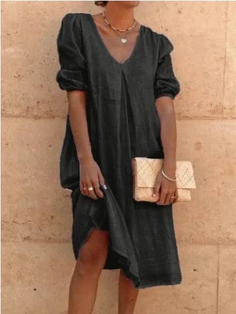 Damen Kleid | A-Linie mit leichtem Schwung