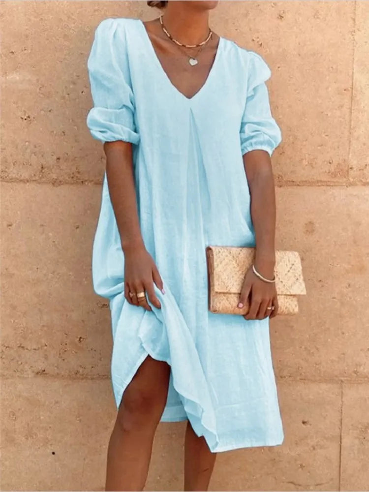 Damen Kleid | A-Linie mit leichtem Schwung