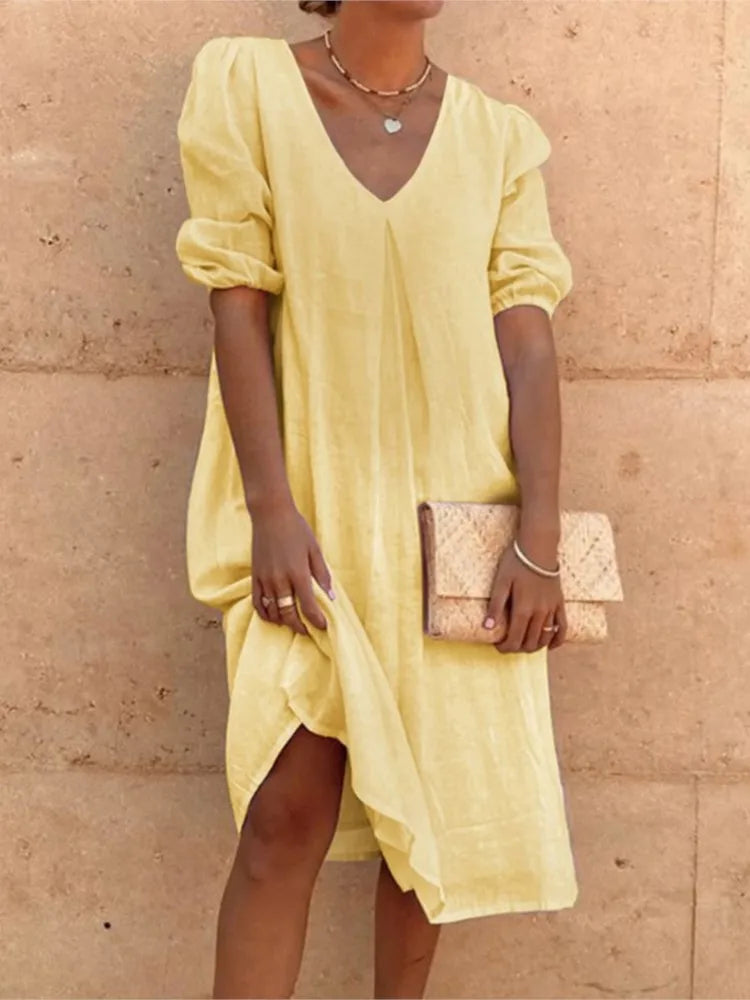 Damen Kleid | A-Linie mit leichtem Schwung