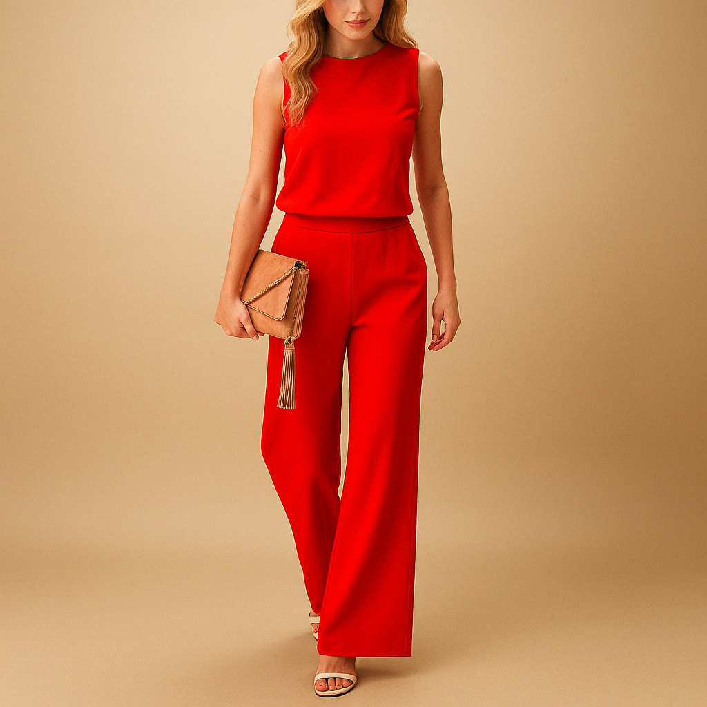 Overall Damen | Rundhals mit weitem Bein