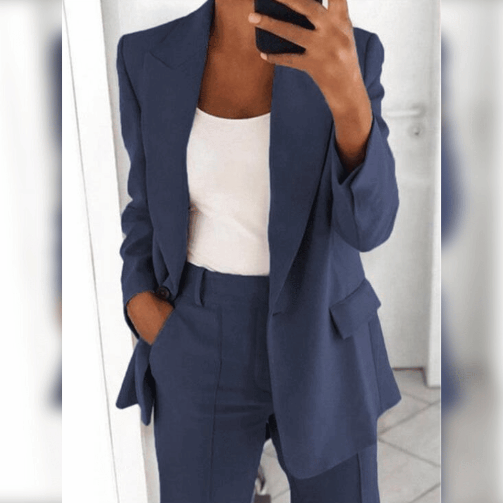 Damen Anzug Set | Zweiteilig mit Blazer und Hose