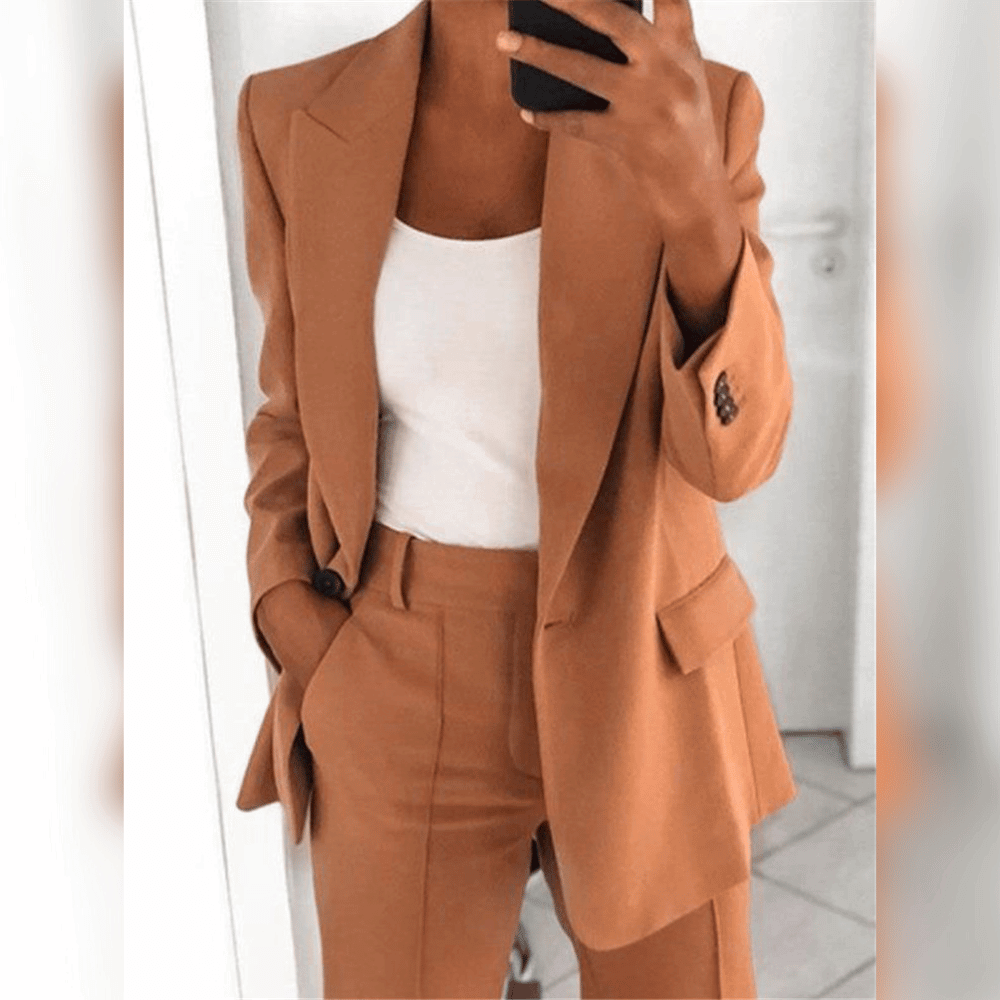 Damen Anzug Set | Zweiteilig mit Blazer und Hose