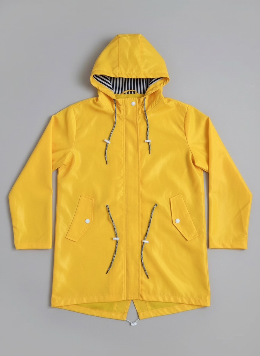 Jacke Damen | Kapuze mit Kordelzug und Druckknopftaschen