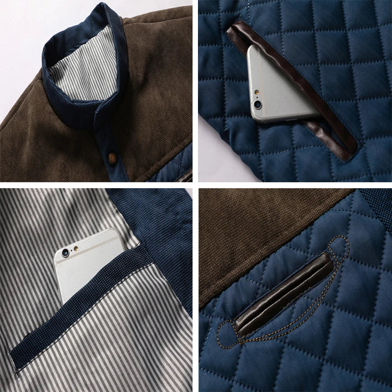 Jacke Herren | Druckknopfverschluss Gerade Form