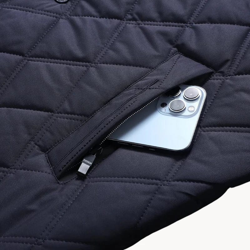 Herren Steppjacke | klassisch strukturierte Winterjacke