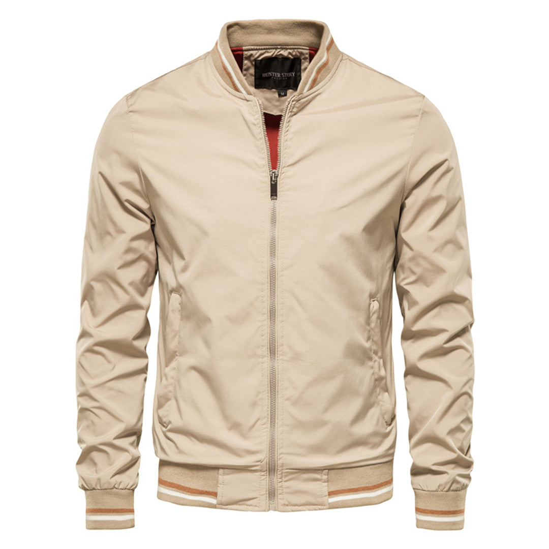 Jacke Herren | Reißverschluss mit Rippbündchen
