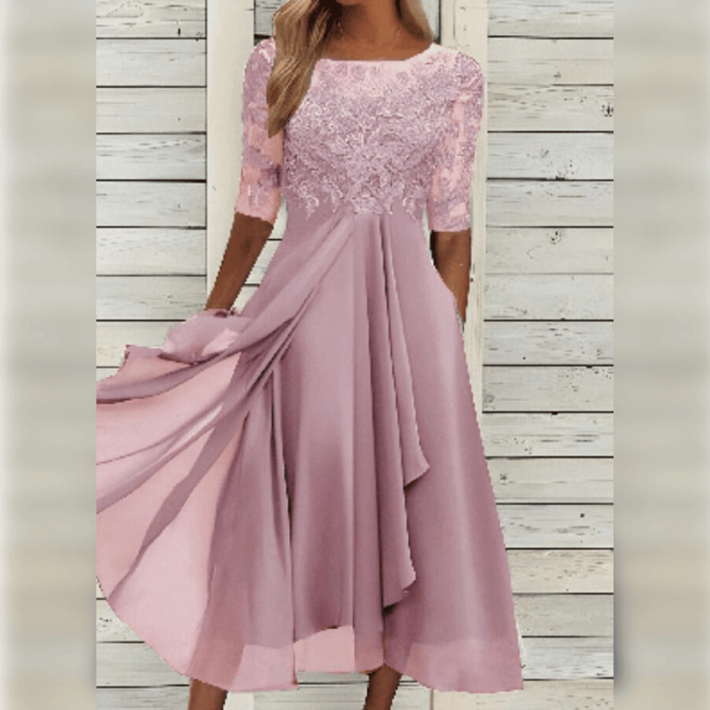 Damenkleid | Midi-Ausführung für Hochzeitsgäste