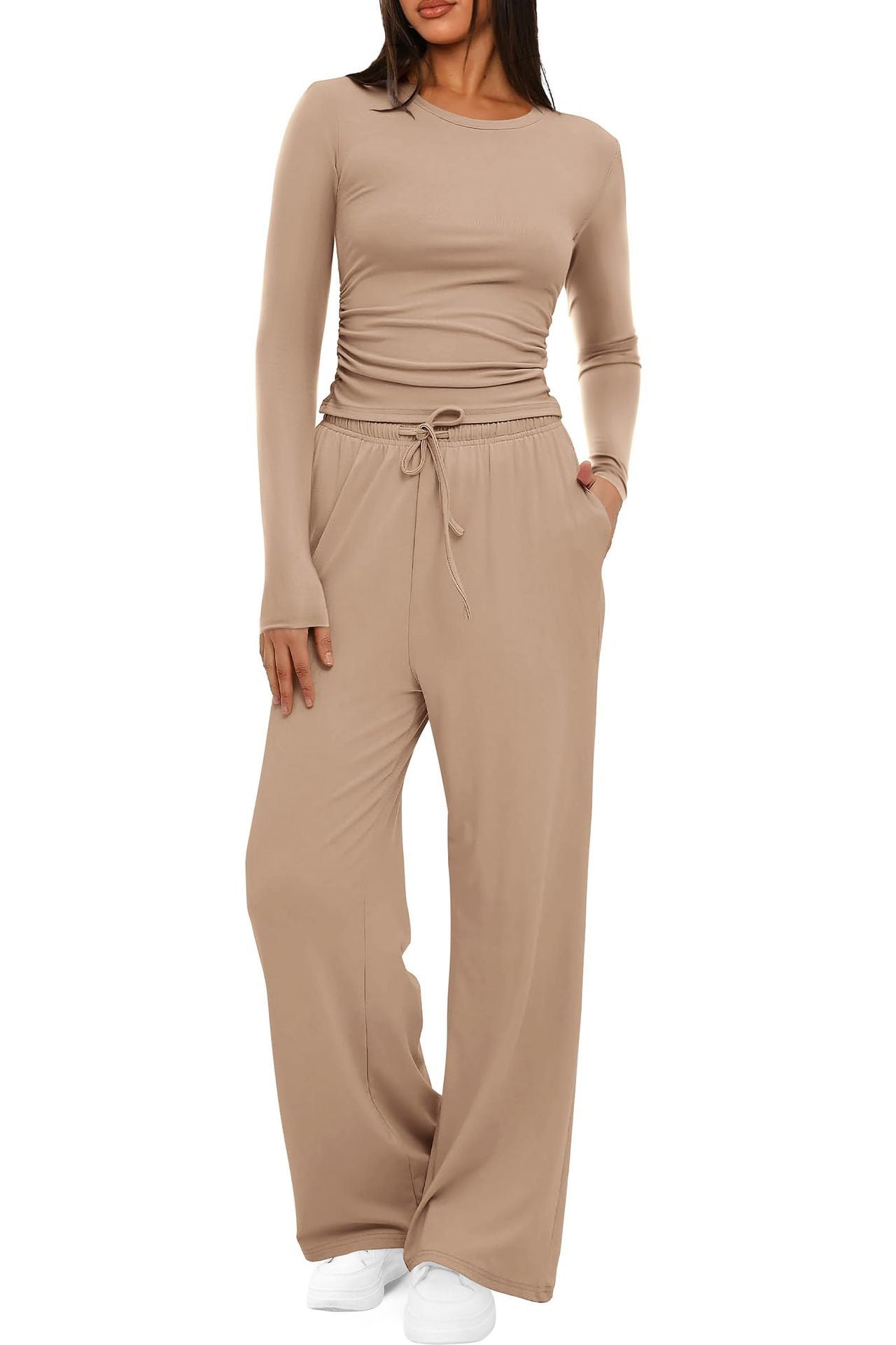 Damen Freizeit-Set | Zweiteiliges Oberteil und Hose