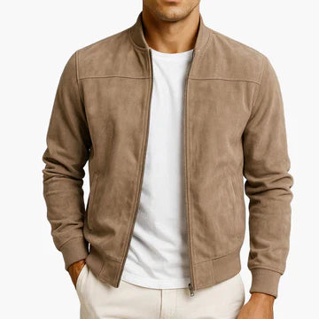 Herren Jacke | Kurzschnitt mit Bündchen und Reißverschluss