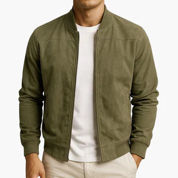 Herren Jacke | Kurzschnitt mit Bündchen und Reißverschluss