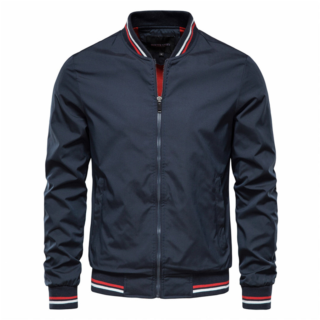 Jacke Herren | Reißverschluss mit Rippbündchen