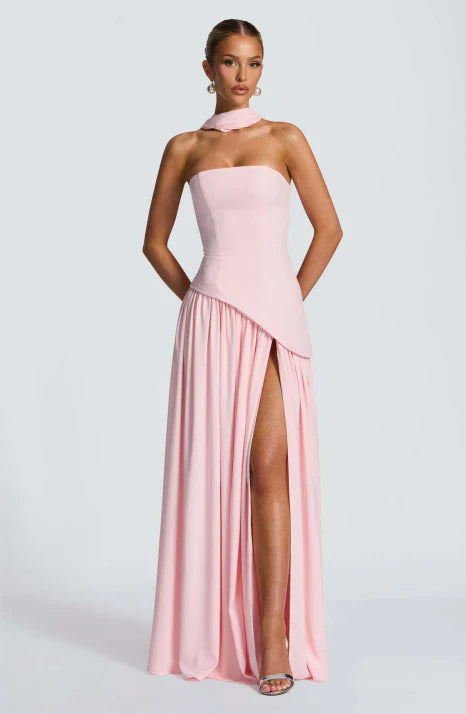 Damen Kleid | Maxi-Länge mit sachlicher Silhouette