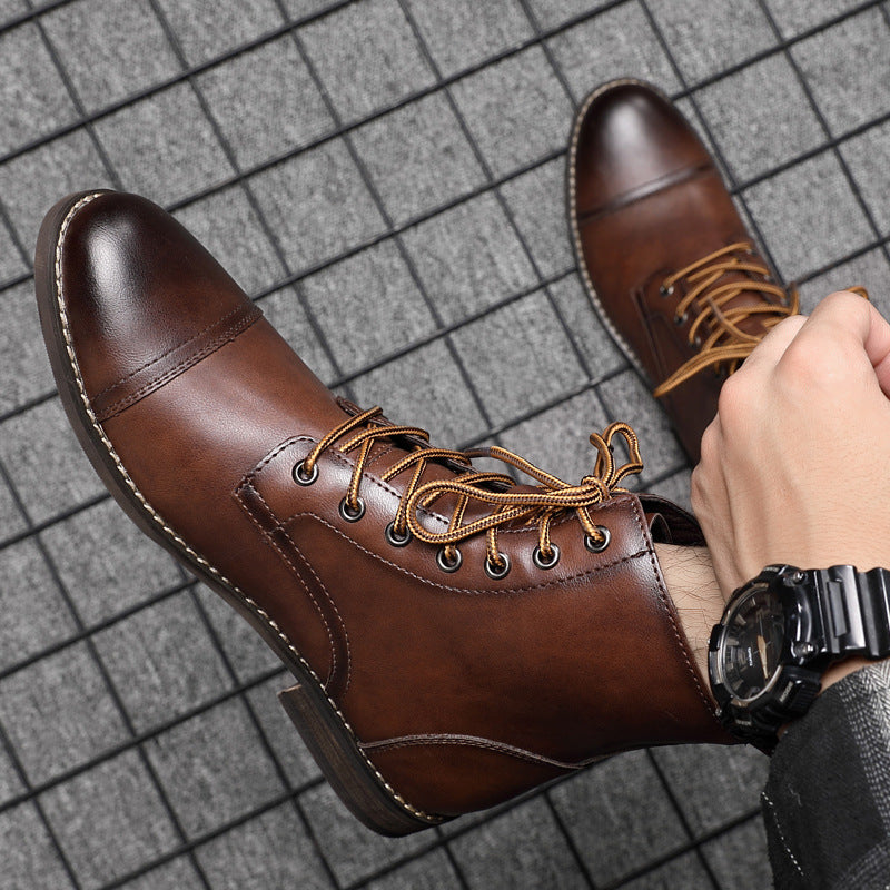 Stiefel Herren | Klassische Form mit Einheitlicher Sohle