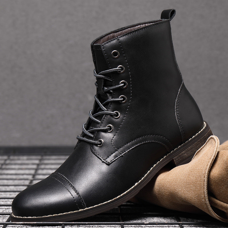 Stiefel Herren | Klassische Form mit Einheitlicher Sohle